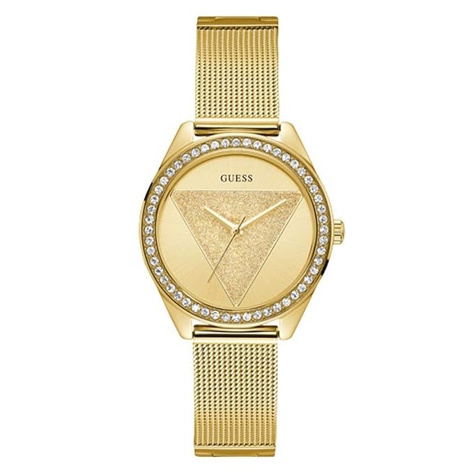 Guess Analog Gold Dial Women's Watch-W1142L2